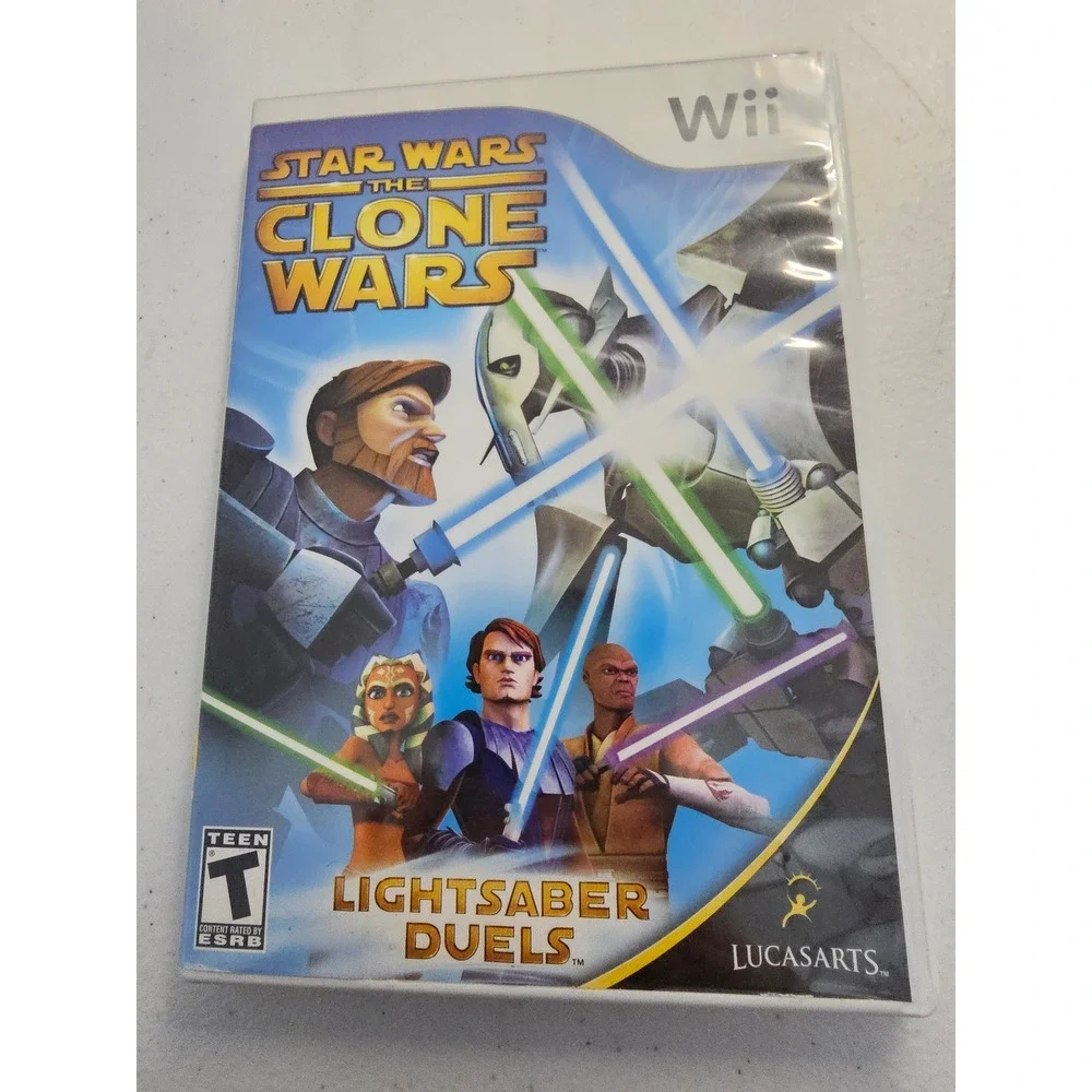 Star Wars The Clone Wars Lightsaber‎ Duels Nintendo Wii Video Game